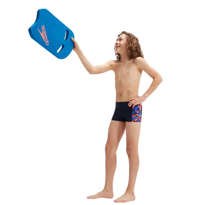 Speedo Boys Hyper Boom Panel Aquashort Navy/Orange/Cobalt-4